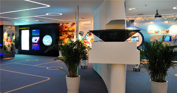 多媒體互動地幕、全息投影